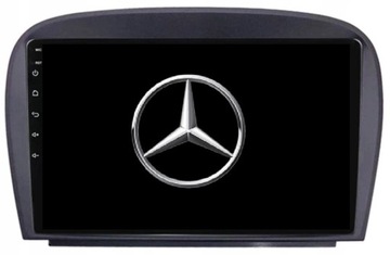 Радіо навігація андроїд 8/64gb mercedes sl r+kam фото №1