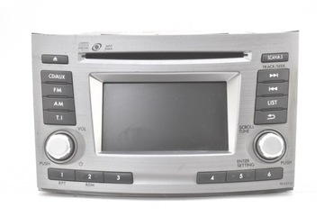 Радіо радіопрогравач cd mp3 rds 86201aj420 subaru legacy 5 v 09-14 фото №1