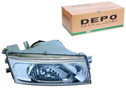 Фара h4 mitsubishi lancer vi 09.95-08.03 de фото №1