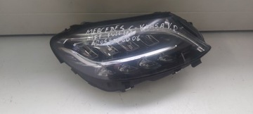 Mercedes c-klasa рестайлинг лампа правый перед полный led фото №1