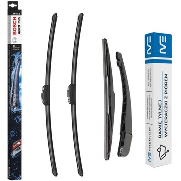 Набір двірник перед + зад do peugeot 307 фото №1