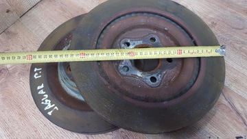 Jaguar xf 2.7d диск тормозная зад фото №1