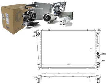 Радіаторів двигуна hyundai h-1 h-1 / starex 2.4/2.5 фото №1