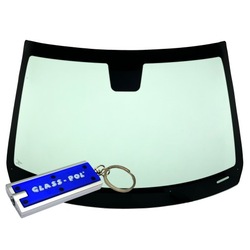 Стекло передняя лобовое cadillac srx 2010-2015 зелёная датчик прокладка новая фото №1