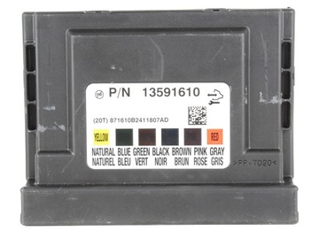 Модуль блок управления комфорта opel astra j p10 13591610 фото №1