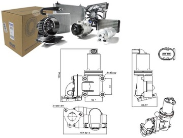 Клапан egr kia sorento i 2.5d 08.02-12.11 nissens фото №1