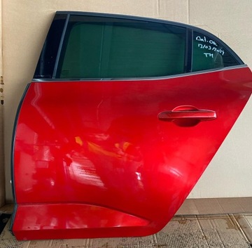 Renault megane iv хетчбек двері задні ліві зад tennp скло планка ручка фото №1