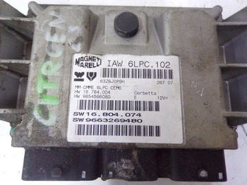 Компьютер citroen c3 9663269480 фото №1