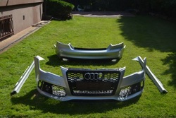 Набір audi rs7 a7 бампер переднє задній планки порогові фото №1