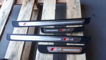 S4 b8 планки порогові a4 b8 sline накладки na пороги фото №1