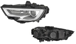 Фара лампа левый audi a3 8v 16- valeo etron фото №1