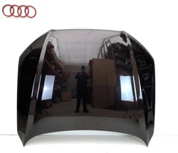 Audi a8 d4 2011- 2014 капот кришка двигуна чорна оригінальний номер фото №1