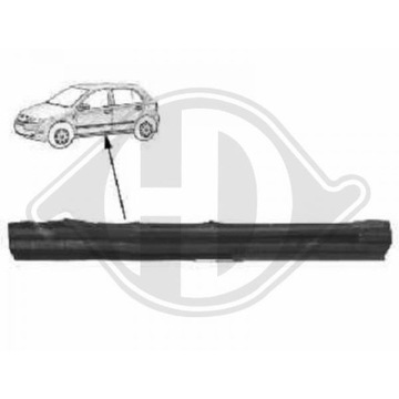 Поріг дверний do skoda fabia3/4/5trg/kombi 04-07 фото №1