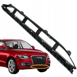 Середня решітка решітка бампера audi q5 s-line рестайлінг 2012- 8r0807647b нова фото №1