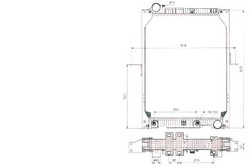 Nrf радиаторов двигателя з рама, з радиаторов масла фото №1