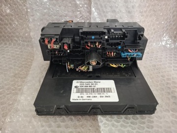 Модуль sam коробка запобіжників mercedes c клас w203 203 545 30 01 фото №1