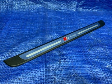 Audi s-line планка накладка пороговая передняя 8v4853491d фото №1