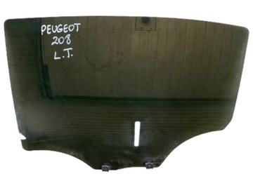 Peugeot 208 i 5d тёмное стекло левый зад 43r001595 фото №1