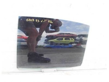 Saab 9-3 93 i 2.0t 2003r стекло дверь левый зад фото №1