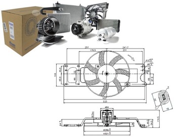 Вентилятор радиатор nissens 6001546843 8200702955 фото №1