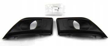 Рамка галоген citroen c4 grand picasso ліва + права -хром оригінал фото №1