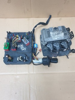 Блок управления набор peugeot 206 1,4hdi 0281012528 фото №1