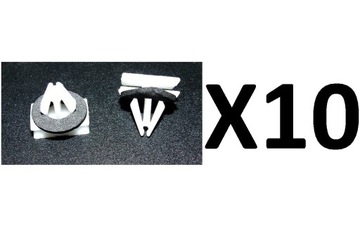 Кліпса штифт планки порога крила підкрилки opel ampera crossland karl mokka фото №1