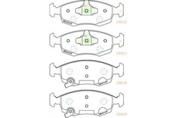 Ferodo комплект тормозные колодки ham. перед fiat panda фото №1