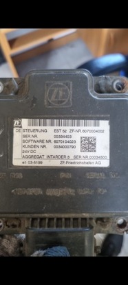 Man daf блок управления компьютер интардер интардер est 52 est52 6070004002 фото №1