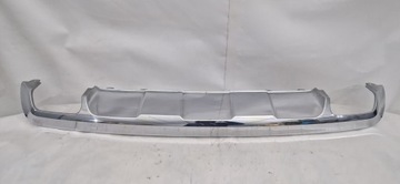 Mercedes glk 204 дифузор накладка бампера зад хром фото №1