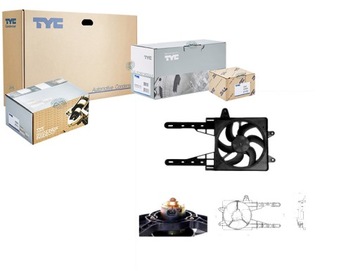 Вентилятор радиатор tyc809-0007 tyc фото №1