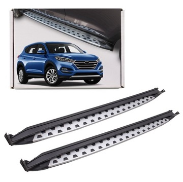 Hyundai tucson iii tl 2015+ градуси бічні пороги автомобільні oem фото №1