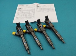 4x протестированный инжектор комплект renault megane ii 0445110110a 1.9d фото №1