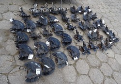 2015 2016 2017 mustang поворотный кулак перед передняя левая ступица подшипник колёса фото №1