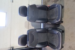 Сиденья передние перед левый правый комплект w166 ml алькантара кожа электрика фото №1