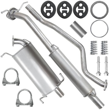 Набор глушитель suzuki swift 05-10 3 iii 1.3 1.5 фото №1