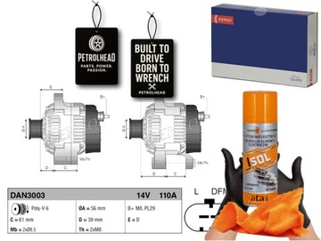 Генератор audi a3 seat altea altea xl leon toledo ii #petrolhead pro+ kit4 фото №1