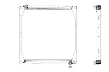 Nrf радиаторов двигателя з рама scania 4 dc11.01-dt фото №1