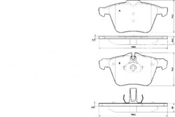 A.b.s. тормозные колодки тормозные ford galaxy 2.2 tdci wa6 фото №1