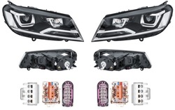 Фара лампа vw touareg 7p5 14- hella l+p фото №1