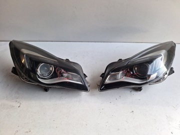 Opel insignia a рестайлінг 13-17 лампа ліва + led uk фото №1