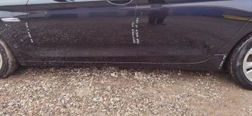 Накладка порогова ліва bmw f07 475/9 чорний sapphire металік фото №1