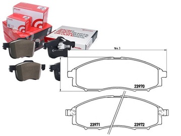 Комплект тормозные колодки тормозных brembo 410607z026 4106 фото №1
