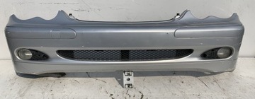 Mercedes c-klasa w203 бампер перед переднее серебряный фото №1