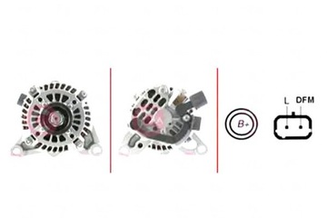 Casco генератор citroen c2 1.1 jm_ фото №1