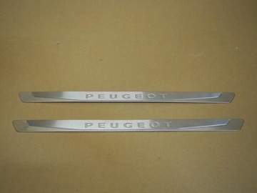 Планка декоративна порога комплект peugeot 508 ii фото №1