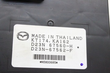 Модуль комфорта mazda mx-5 iv nd d23n67560h 1.5l бензин 96kw 2022 фото №1