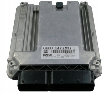 Блок управления / модуль ecu audi q7 4l 4l1910401e, 0281015870 программирование фото №1