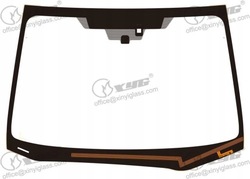 Скло лобове subaru impreza gk,gt/xv 2016- ant+ogrz+ sen+kam фото №1