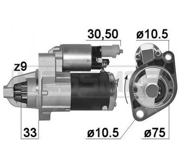Era messmer стартер honda, acura фото №1